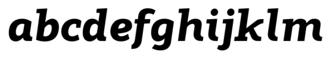 Modum Heavy Italic Font LOWERCASE