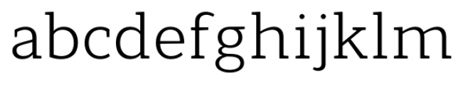Modum Regular Font LOWERCASE
