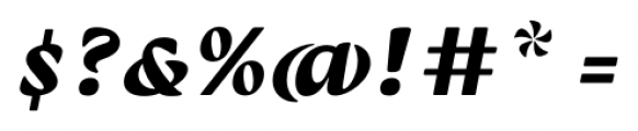 Monarcha Bold Italic Font OTHER CHARS