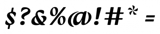 Monarcha SemiBold Italic Font OTHER CHARS