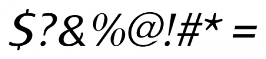 Monem Light Italic Font OTHER CHARS