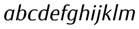 Monem Light Italic Font LOWERCASE
