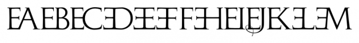 Monogramma EF Font UPPERCASE