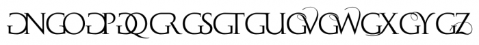 Monogramma GH Font UPPERCASE