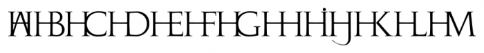 Monogramma GH Font LOWERCASE