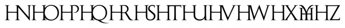 Monogramma GH Font LOWERCASE