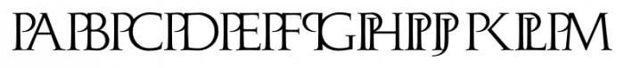 Monogramma OP Font LOWERCASE