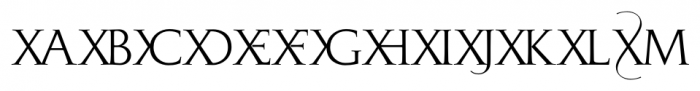 Monogramma WX Font LOWERCASE