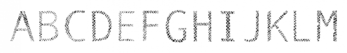 Monosketch Layer Font UPPERCASE