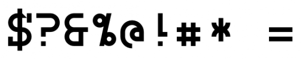 Monosphere Regular Font OTHER CHARS