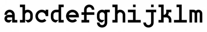 Monosphere Regular Font LOWERCASE