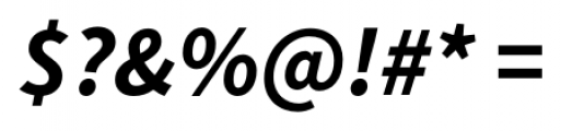 Monrad Bold Italic Font OTHER CHARS