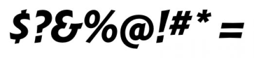 Montara Std Bold Italic Font OTHER CHARS