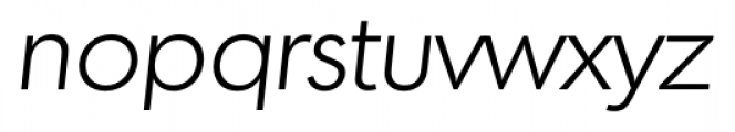 Montreal Serial Light Italic Font LOWERCASE
