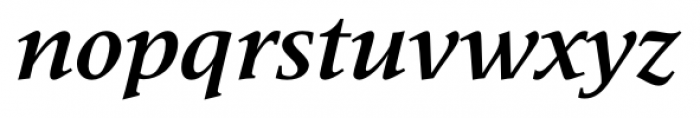 Montreux Bold Italic Font LOWERCASE