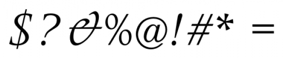 Montreux Italic Font OTHER CHARS