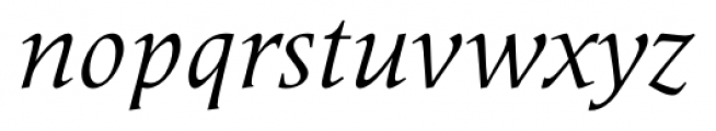 Montreux Italic Font LOWERCASE