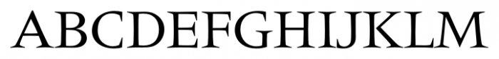 Montreux Roman Font UPPERCASE