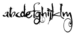 Moonlight Shadow Regular Font LOWERCASE