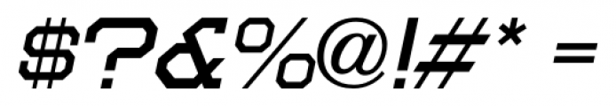 Moving Van Oblique JNL Regular Font OTHER CHARS