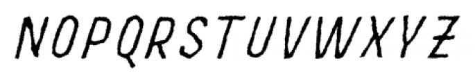 Movskate Slide Italic Font UPPERCASE