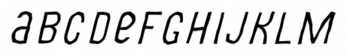 Movskate Wallride Italic Font LOWERCASE