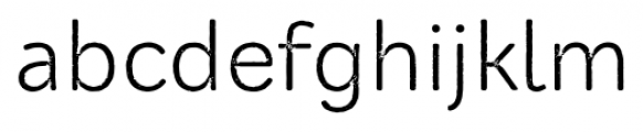 Mozzart Rough Regular Font LOWERCASE