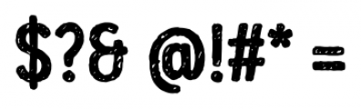 Mozzart Sketch  Bold Condensed Font OTHER CHARS