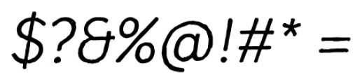 Mozzart Sketch Oblique Font OTHER CHARS