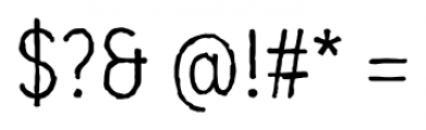 Mozzart Sketch Regular Condensed Font OTHER CHARS