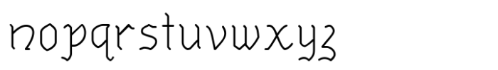 MO Calolden Regular Font LOWERCASE