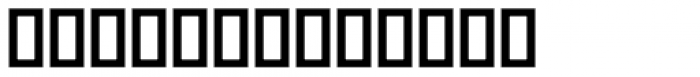 MODERN ExtraBold Font LOWERCASE
