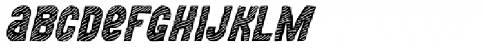 MOVSKATE Deck Italic Font LOWERCASE