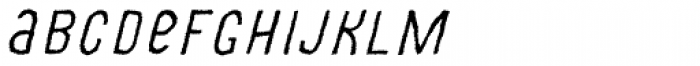 MOVSKATE Slide Italic Font LOWERCASE
