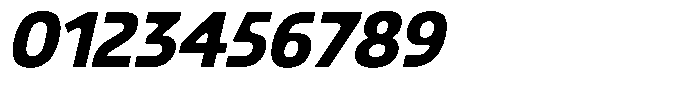 Mobilo Black Italic Font OTHER CHARS