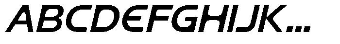 Mobilo Bold Italic Font UPPERCASE