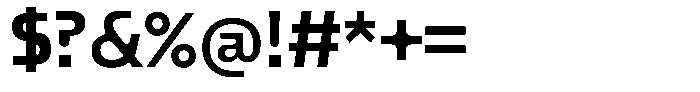 Mobilo Bold Font OTHER CHARS