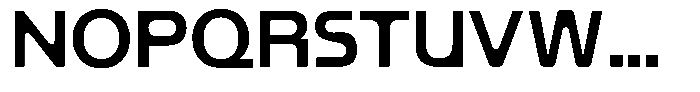 Mobilo Bold Font UPPERCASE