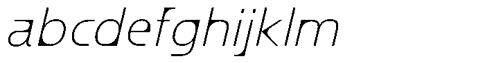 Mobilo Light Italic FONT