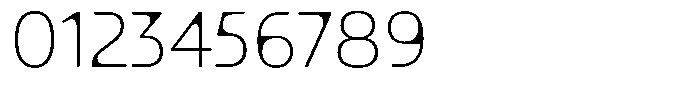 Mobilo Light Font OTHER CHARS