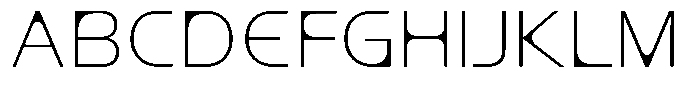 Mobilo Light Font UPPERCASE