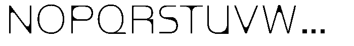 Mobilo Light Font UPPERCASE