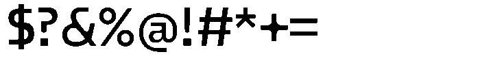 Mobilo Medium Font OTHER CHARS