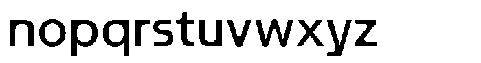 Mobilo Medium Font LOWERCASE