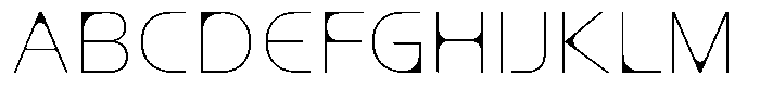 Mobilo Thin Font UPPERCASE