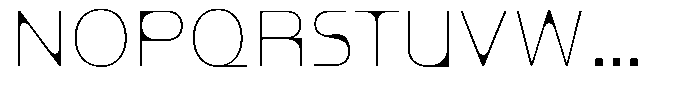 Mobilo Thin Font UPPERCASE