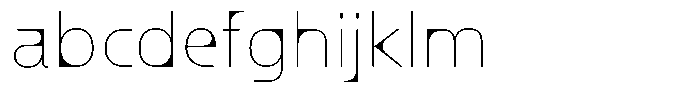 Mobilo Thin FONT