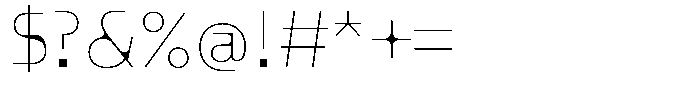 Mobilo Variable Font OTHER CHARS