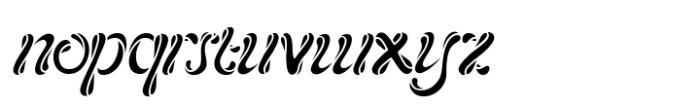 Mobius Infinity Font LOWERCASE
