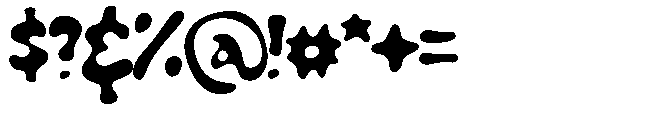 Mocha Bubble Font OTHER CHARS